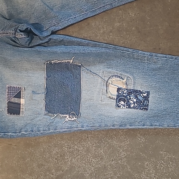 RALPH LAUREN PATCHWORK JEANS - Picture 4 of 10